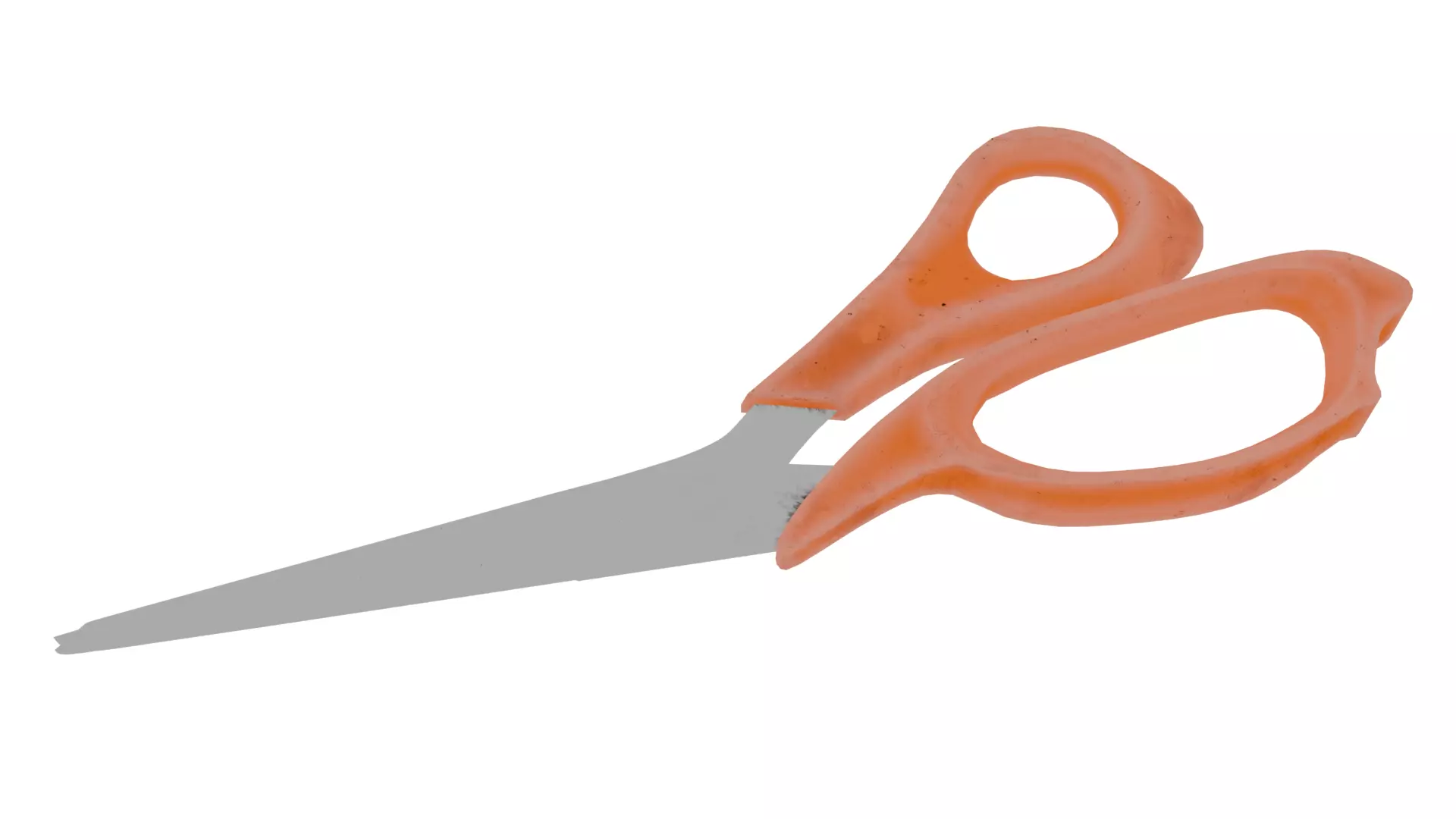 Scissor Low-poly 3D model_4