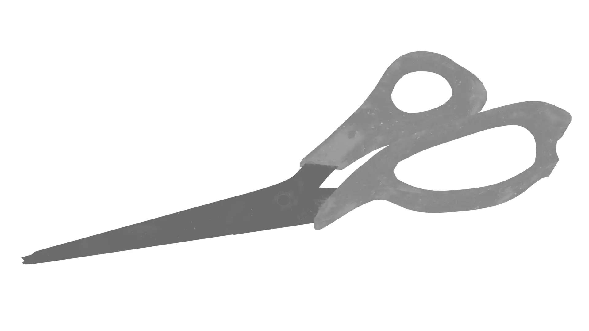 Scissor Low-poly 3D model_7
