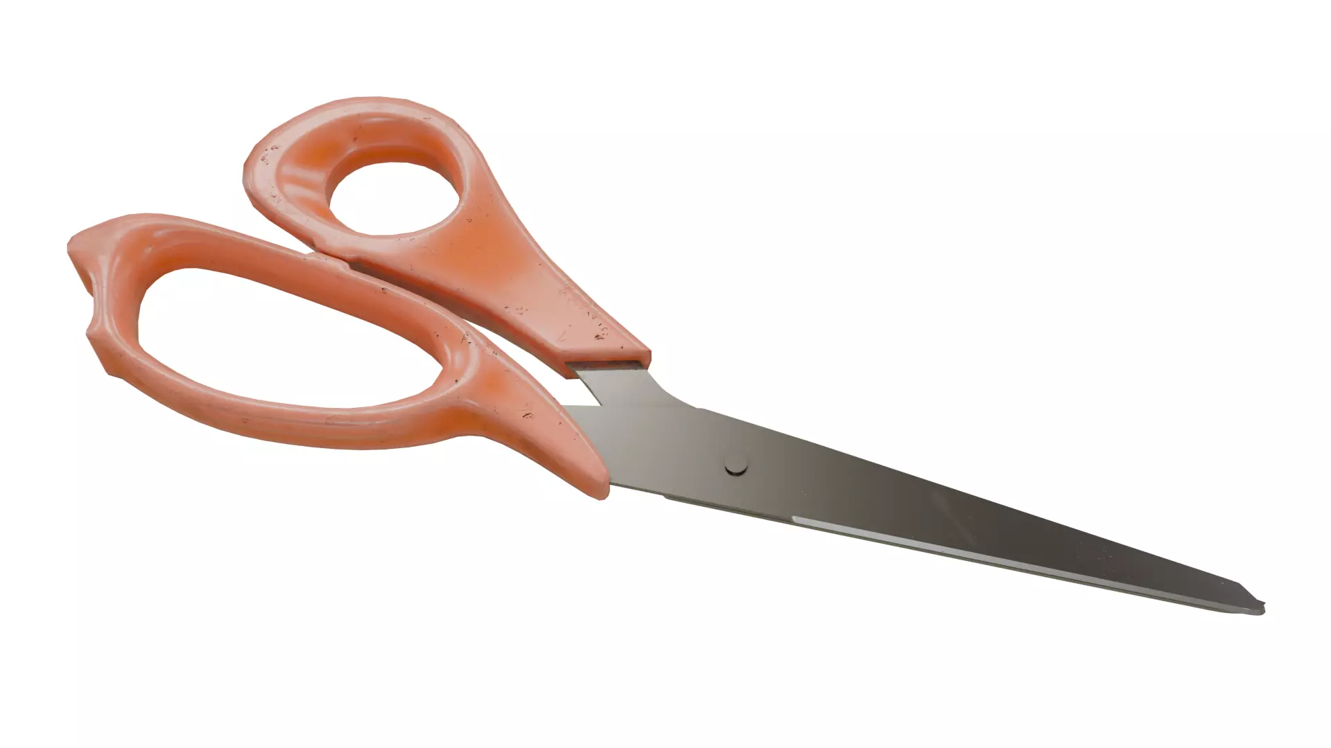 Scissor Low-poly 3D model_2