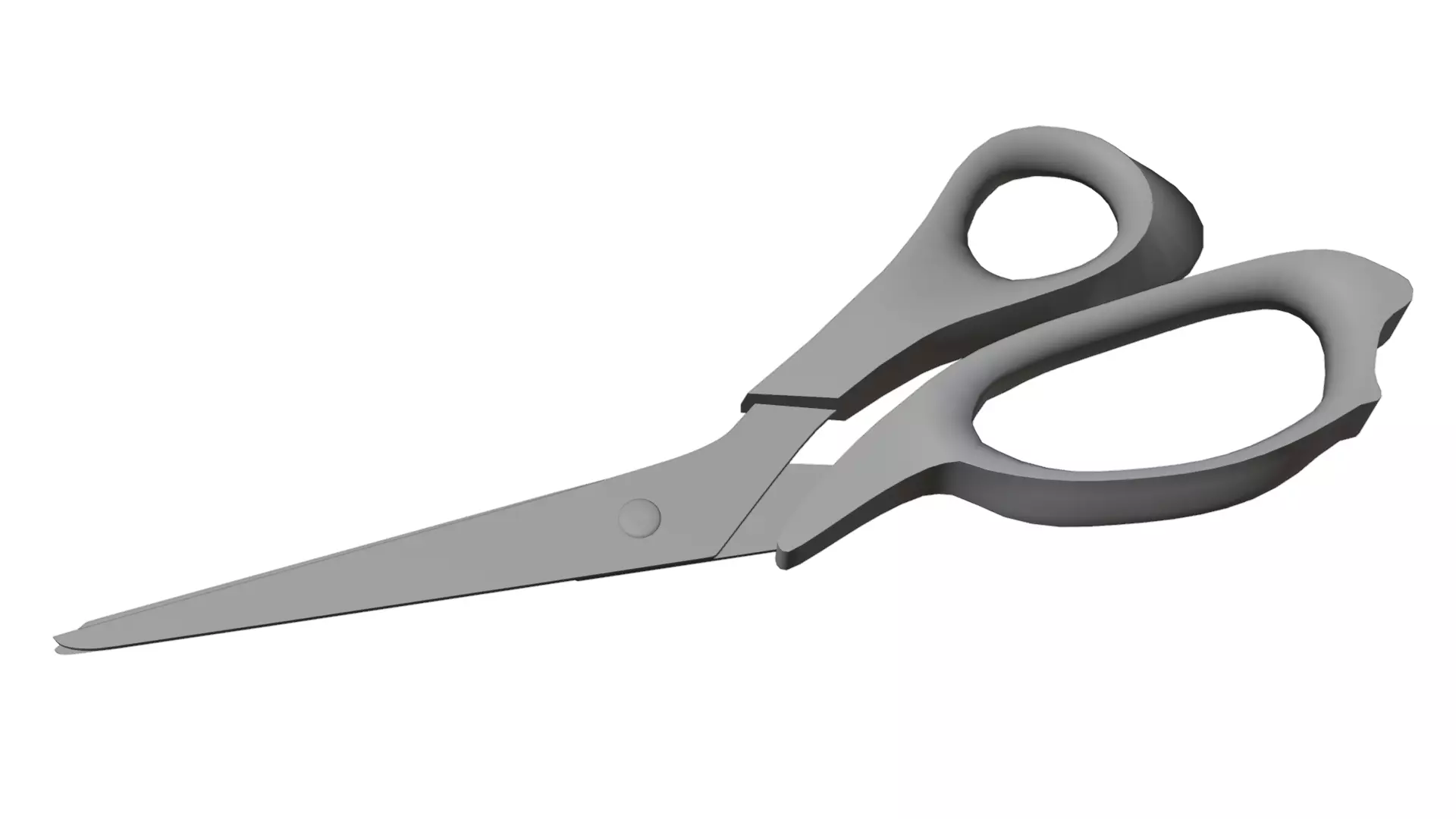 Scissor Low-poly 3D model_9