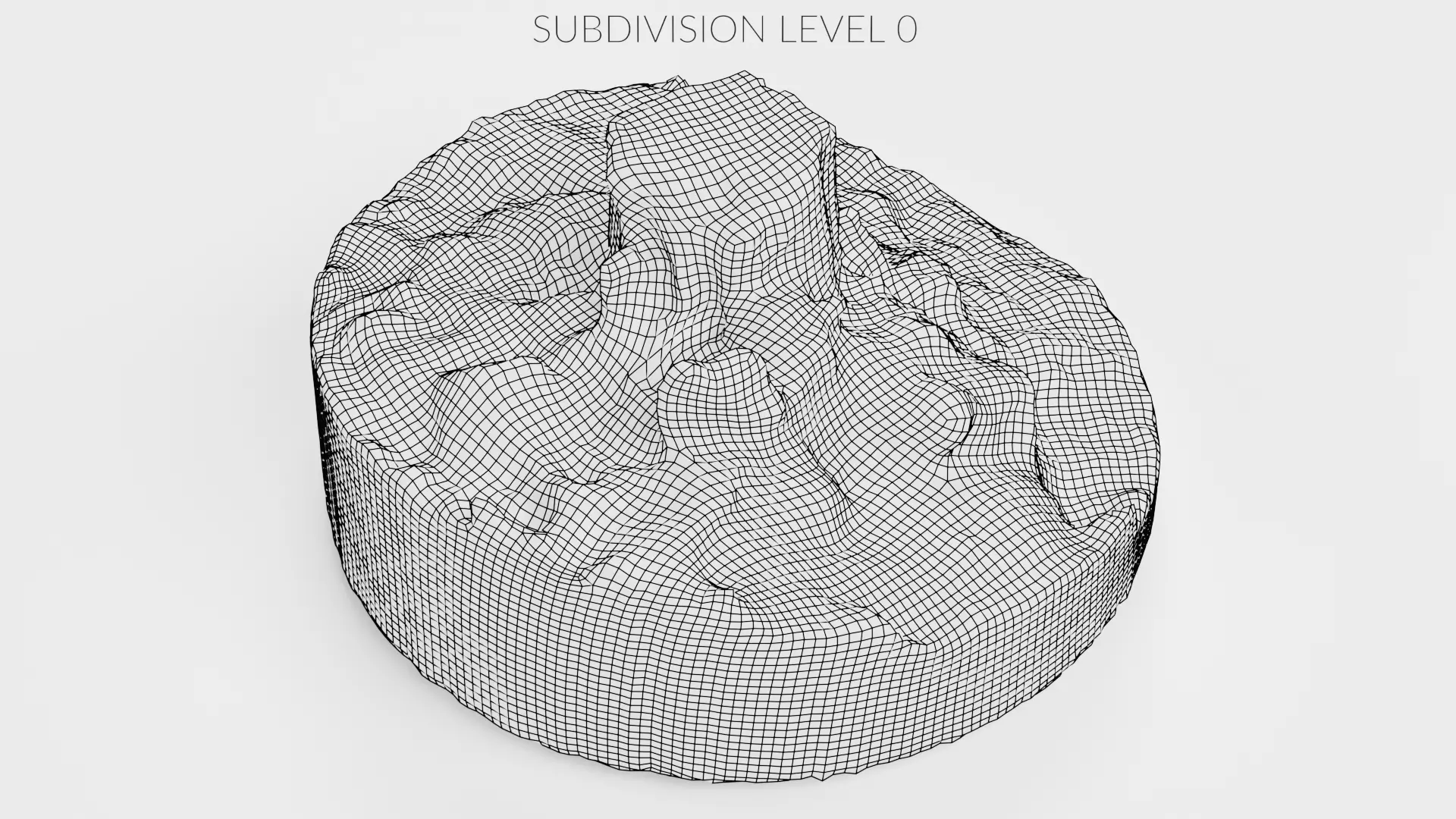 Tree Stump - Scanned Low-poly 3D model_11