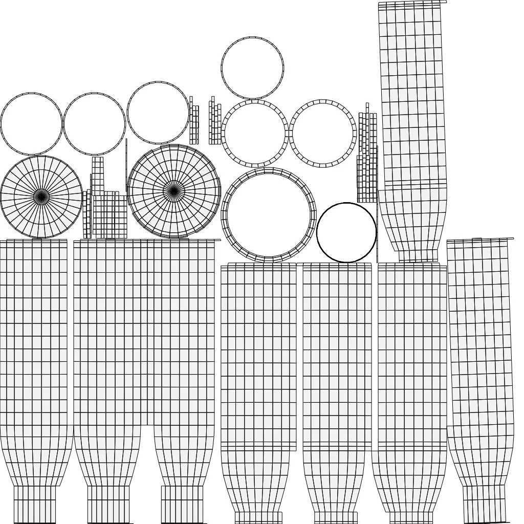 Dairy Set 3D model_9