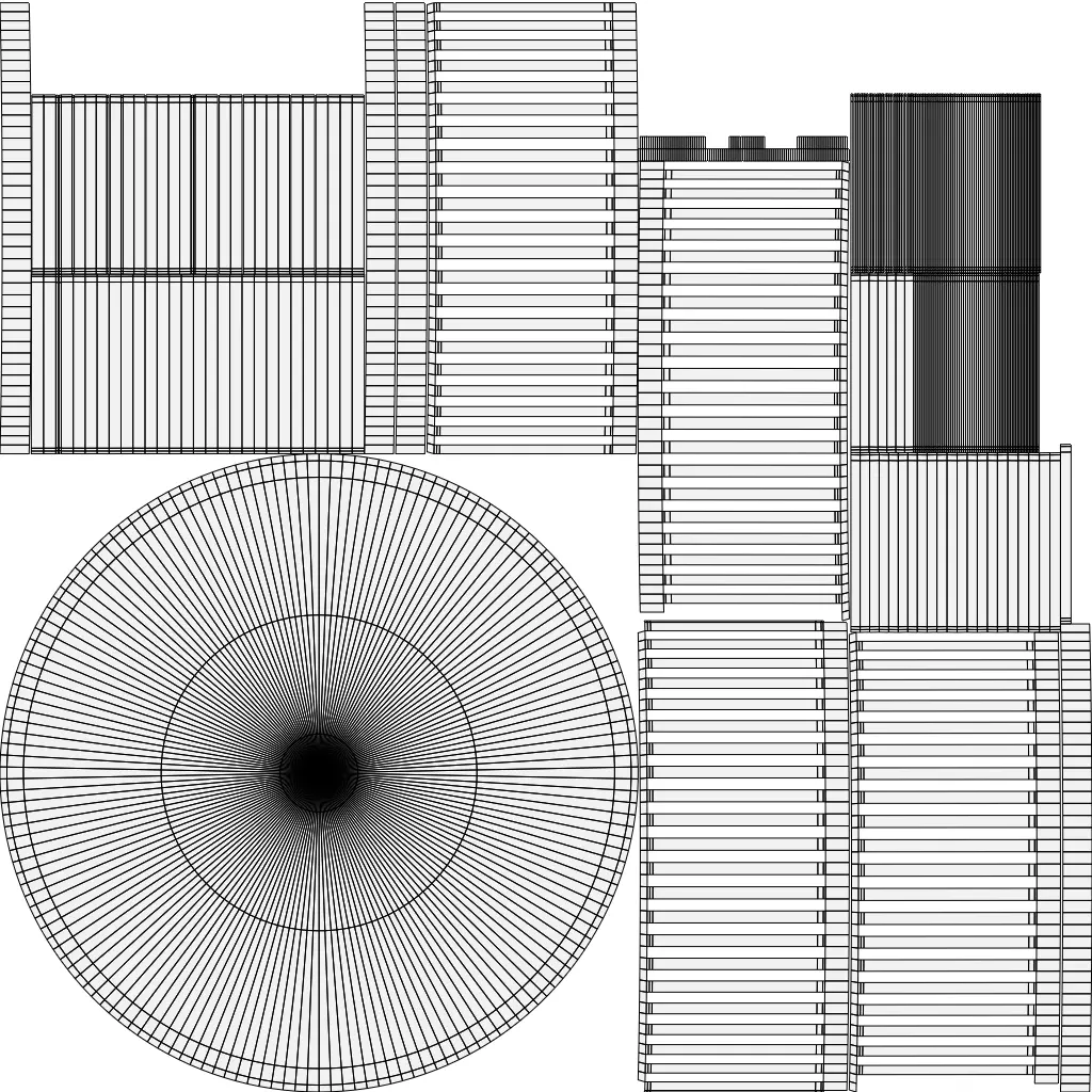 Dairy Set 3D model_10