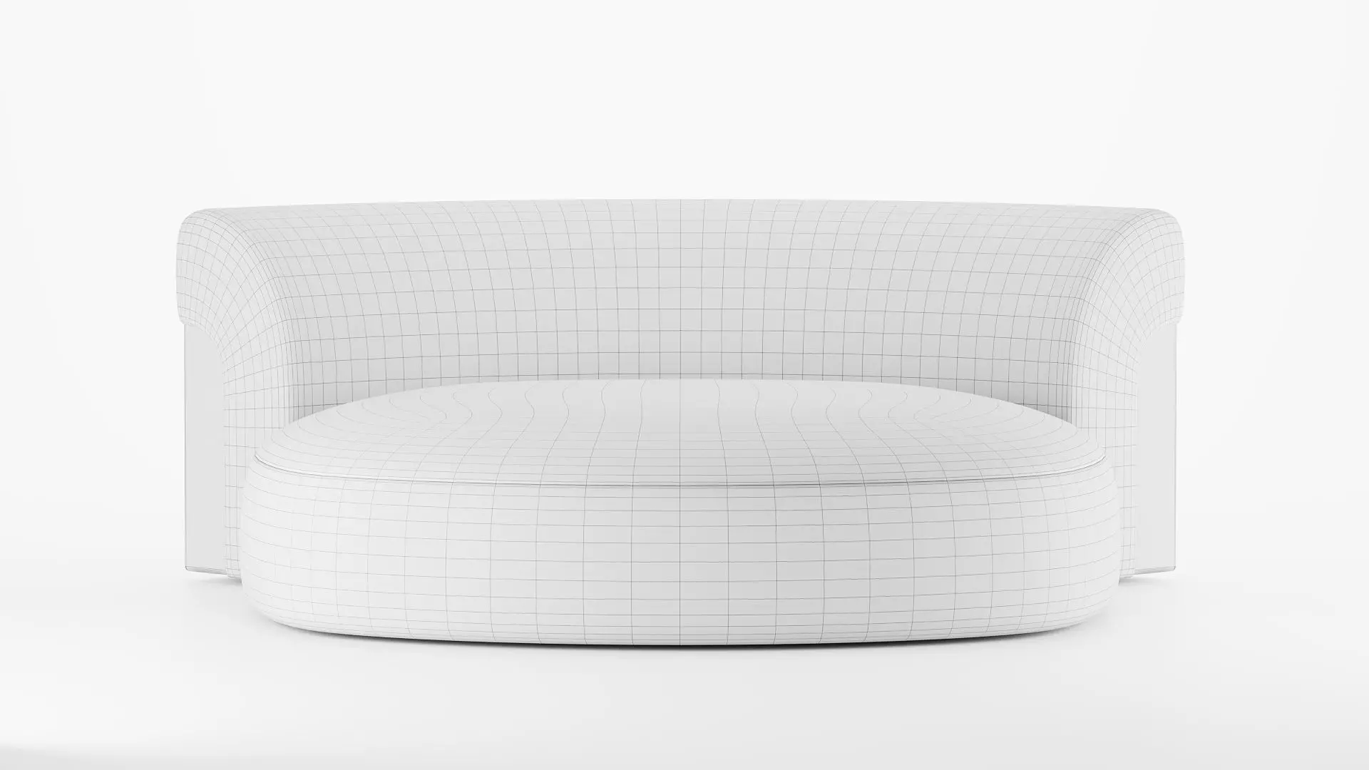 LONGHI Nip Round Island Sofa Daybed 3D model_13