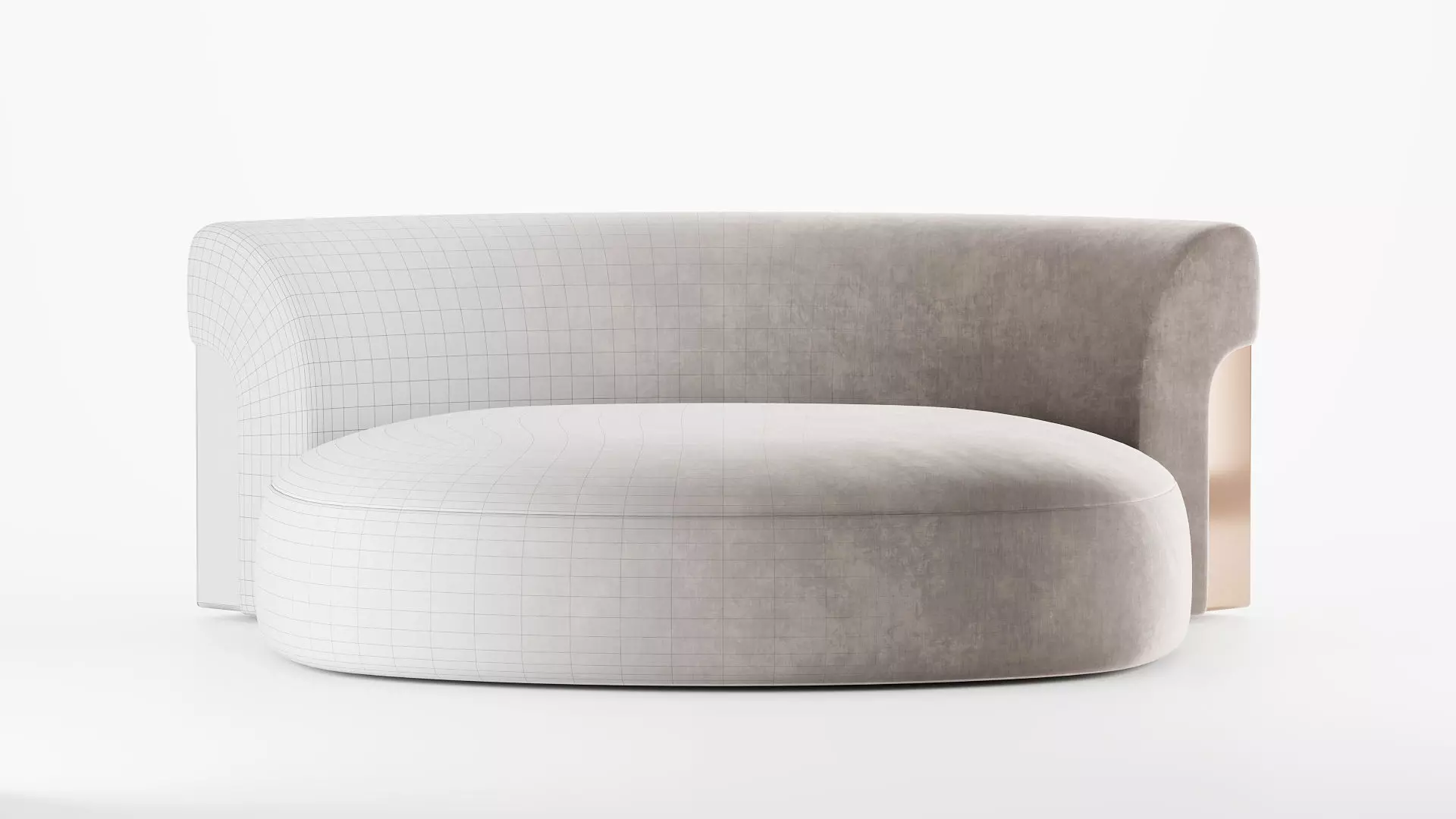 LONGHI Nip Round Island Sofa Daybed 3D model_8