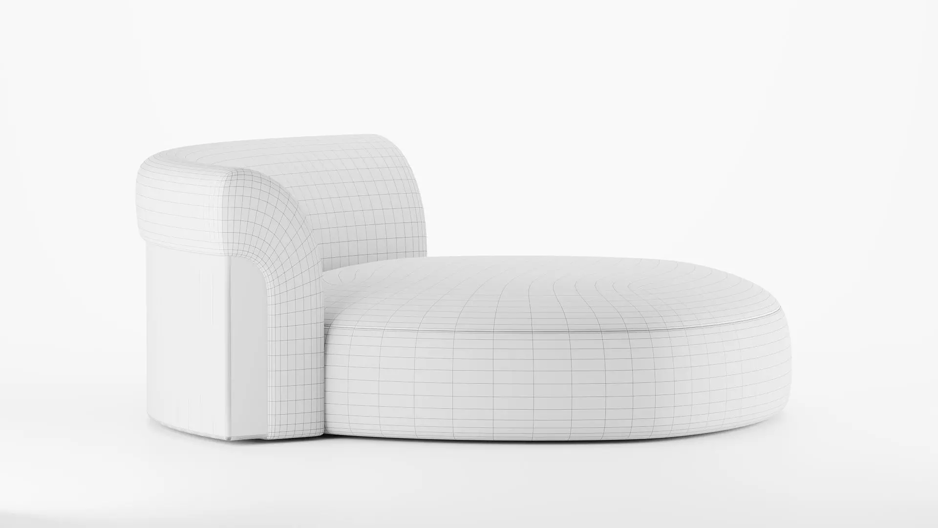 LONGHI Nip Round Island Sofa Daybed 3D model_15