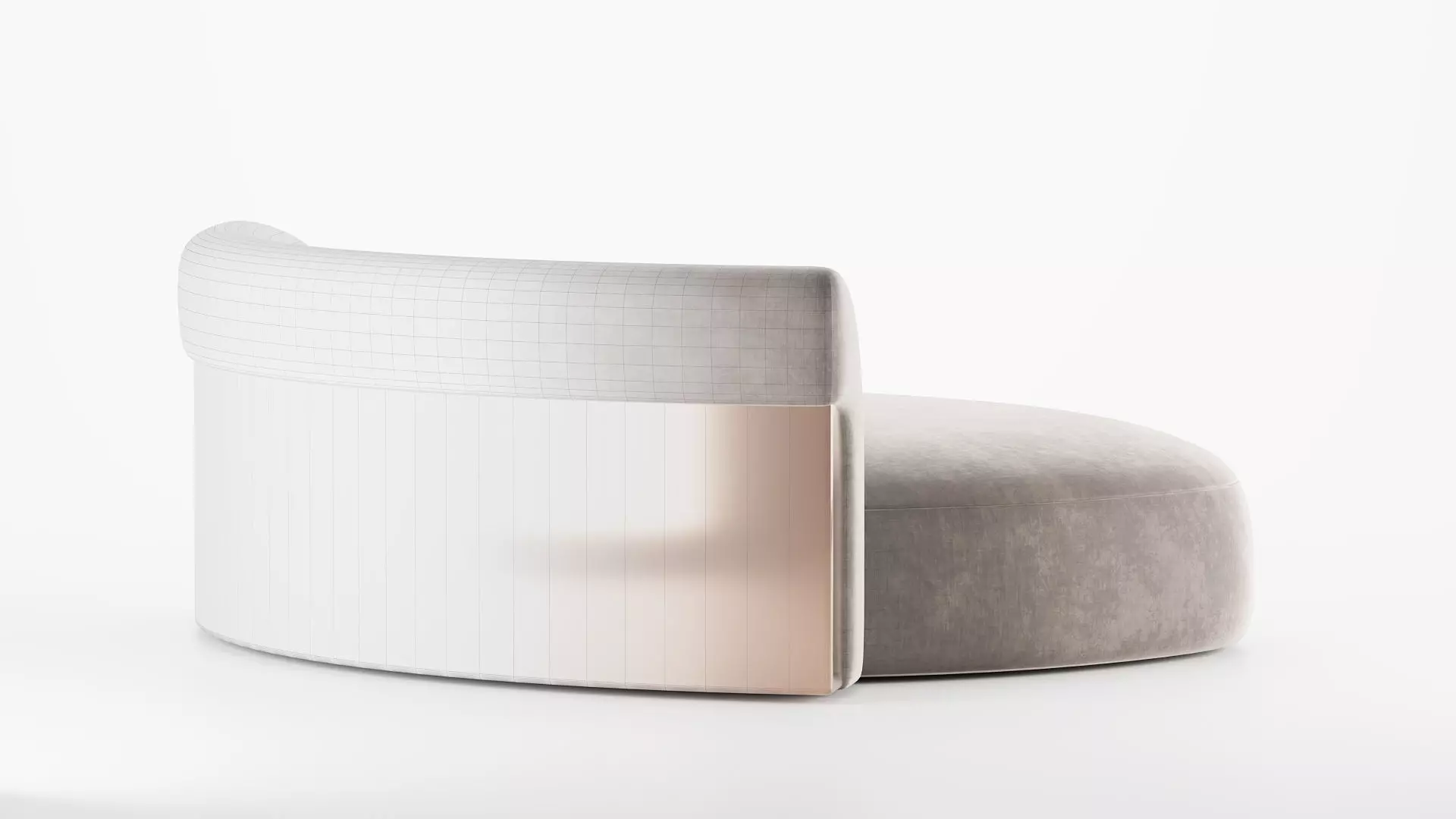 LONGHI Nip Round Island Sofa Daybed 3D model_11