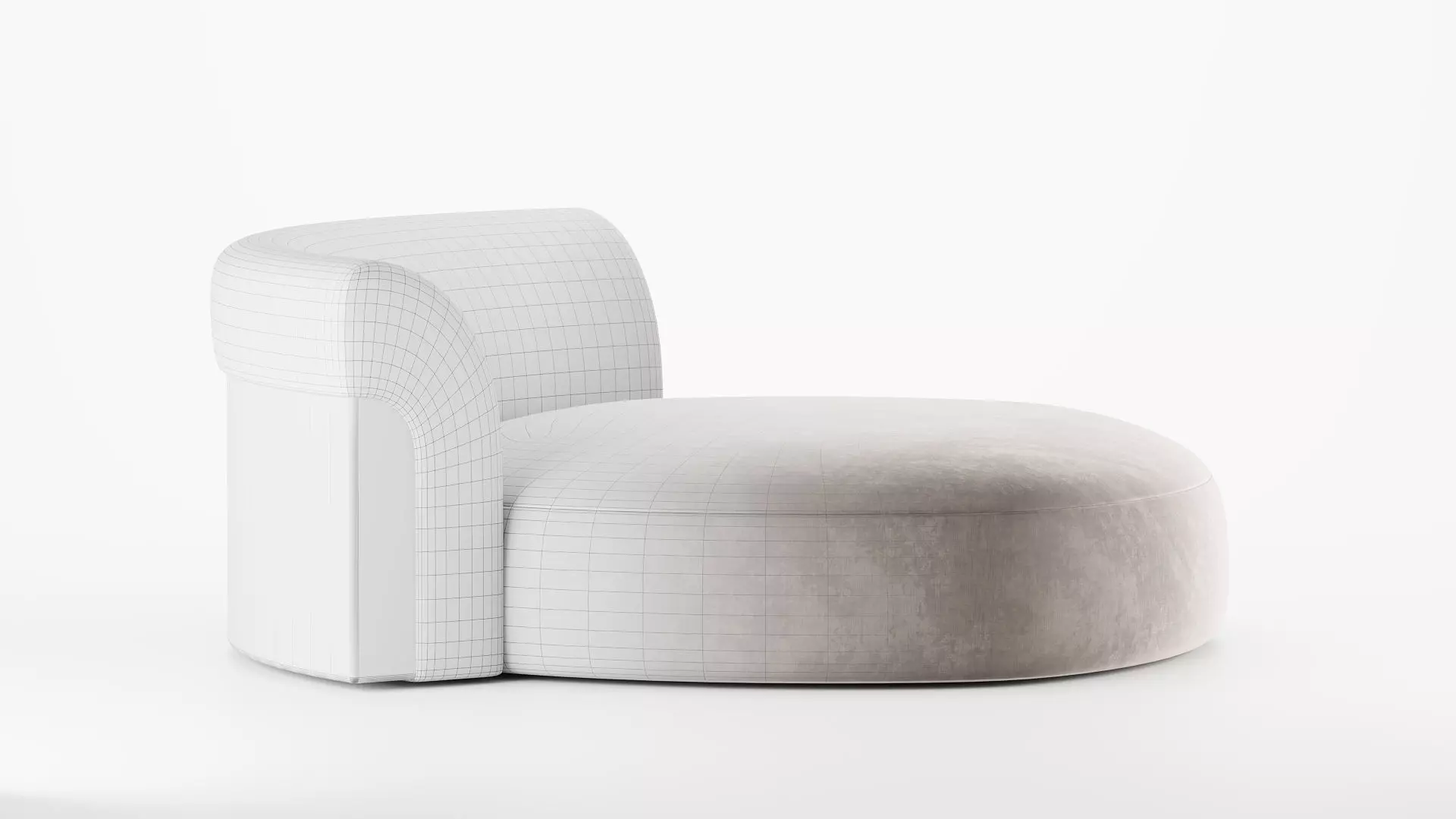 LONGHI Nip Round Island Sofa Daybed 3D model_10