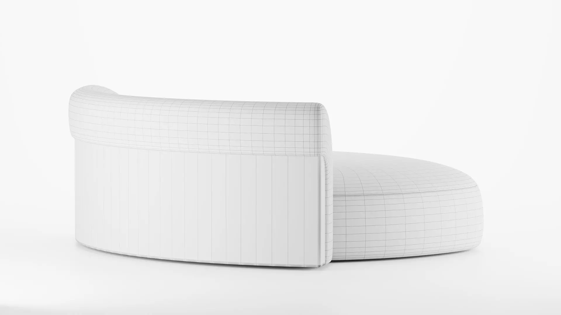 LONGHI Nip Round Island Sofa Daybed 3D model_16