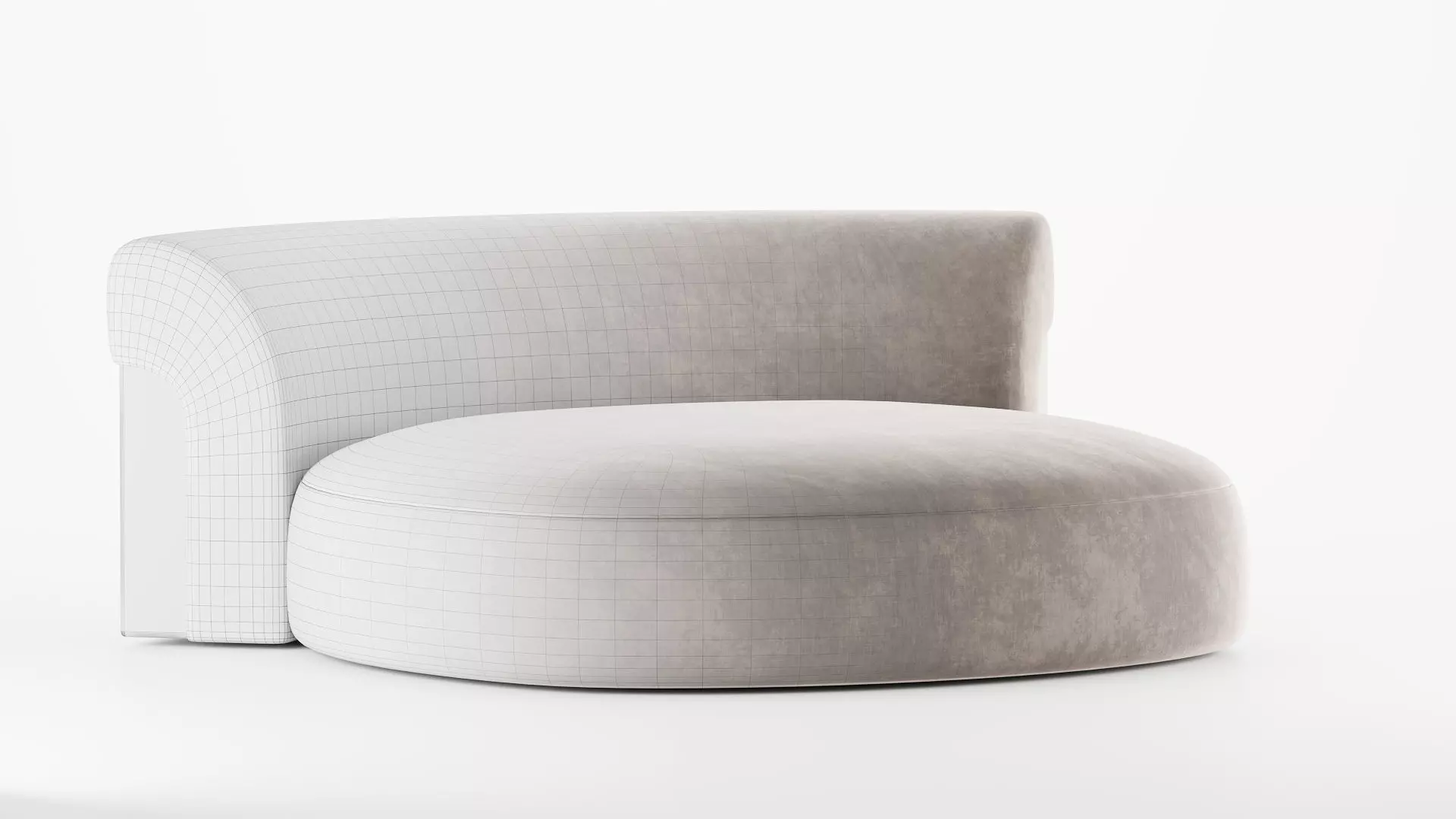 LONGHI Nip Round Island Sofa Daybed 3D model_9