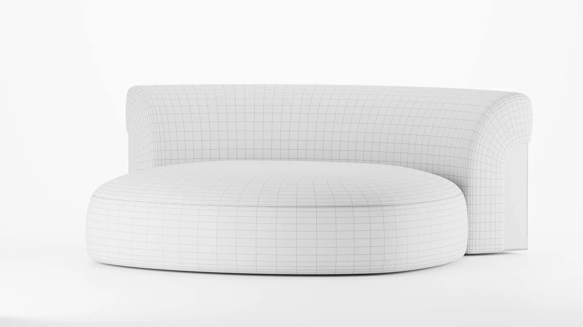 LONGHI Nip Round Island Sofa Daybed 3D model_18