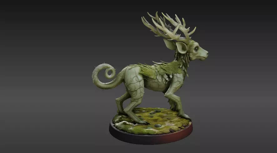 Articulated Forest Sprite 3D Model Fantasy Creature Print-Ready 3D model_3