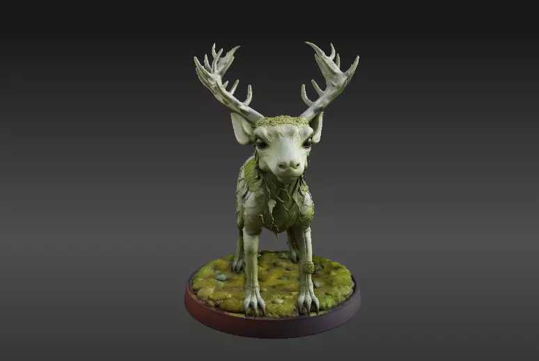 Articulated Forest Sprite 3D Model Fantasy Creature Print-Ready 3D model_4