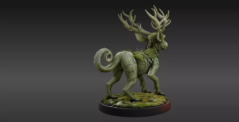 Articulated Forest Sprite 3D Model Fantasy Creature Print-Ready 3D model_9