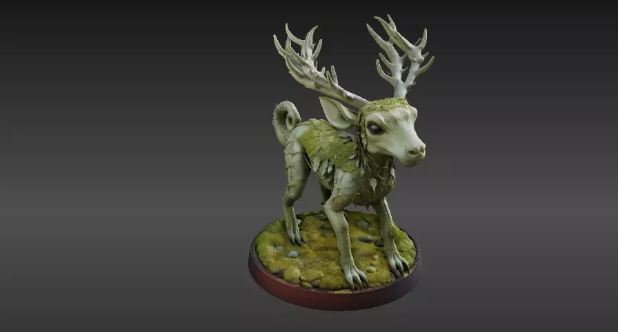 Articulated Forest Sprite 3D Model Fantasy Creature Print-Ready 3D model_2