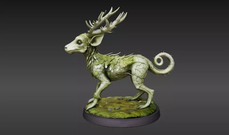 Articulated Forest Sprite 3D Model Fantasy Creature Print-Ready 3D model_1