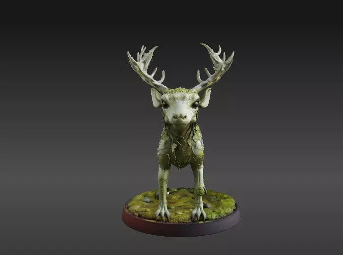 Articulated Forest Sprite 3D Model Fantasy Creature Print-Ready 3D model_11