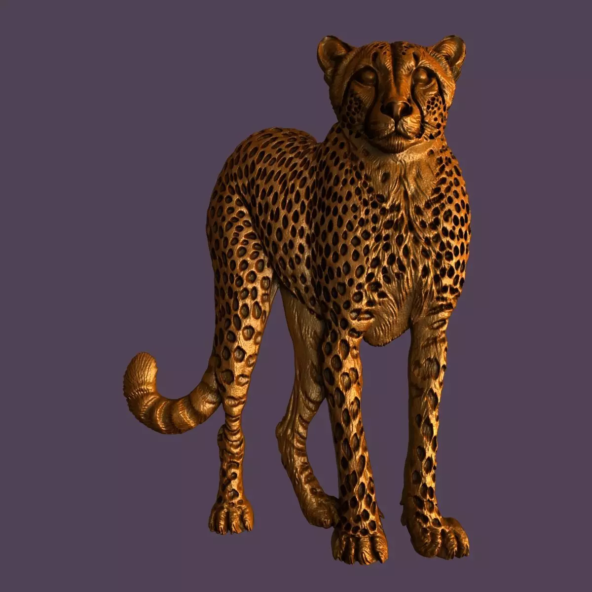 3d models for 3d printer Cheetah 3D model