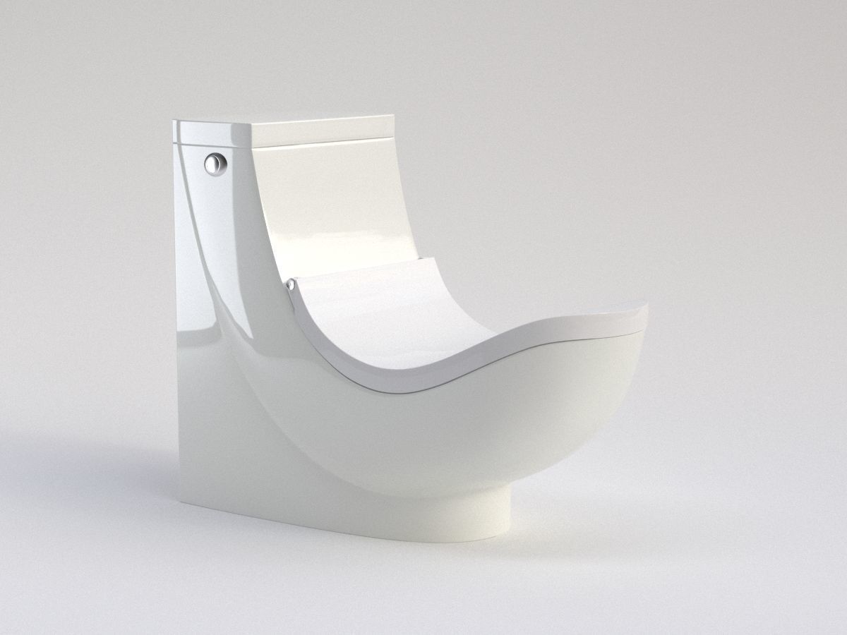 WC Health Toilet 3D model_2