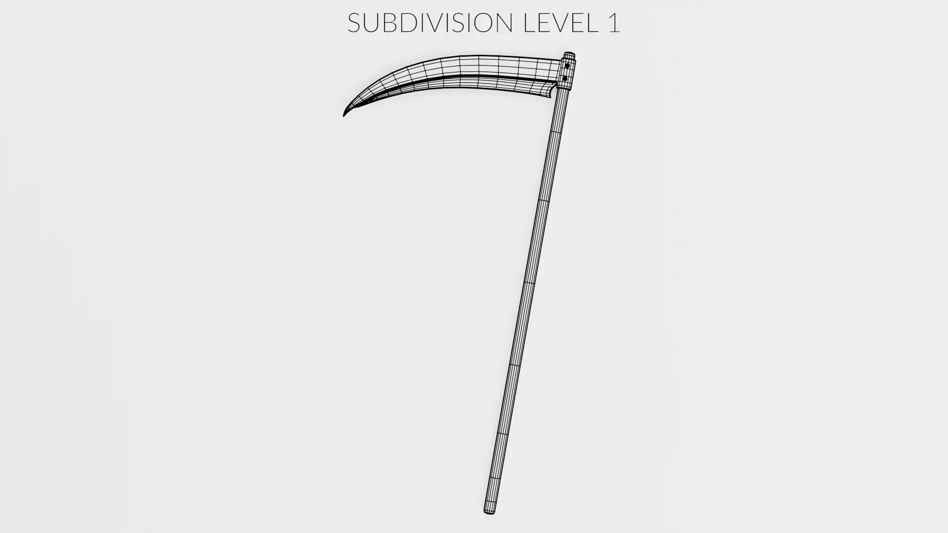 Scythe Realistic V2 Low-poly 3D model_8