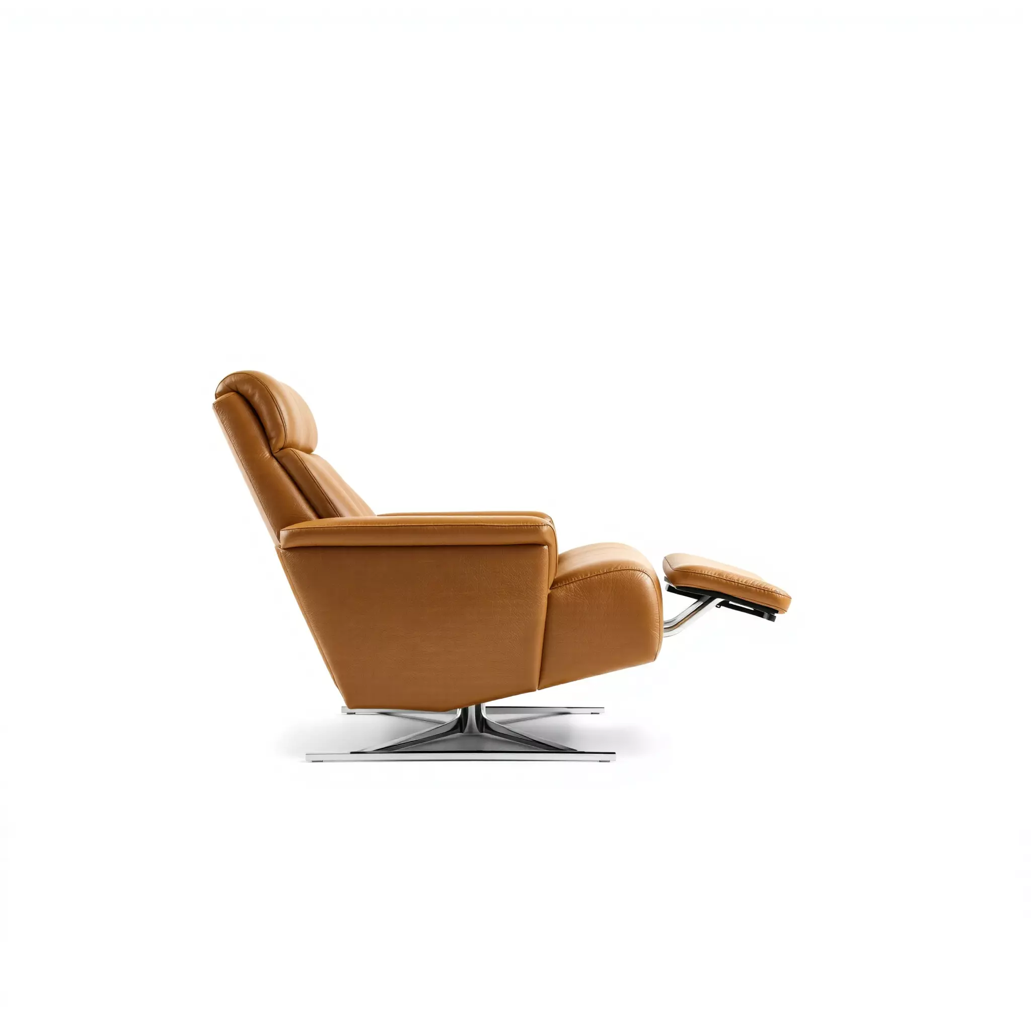 Tan Recliner Chair model pack Low-poly 3D model_3