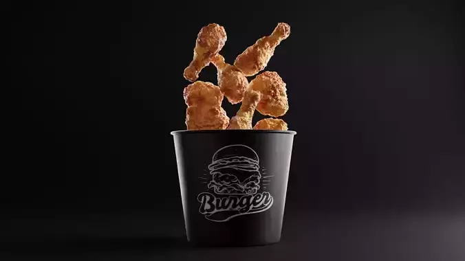 Fried Chicken Texture - Chicken Drumsticks Texture