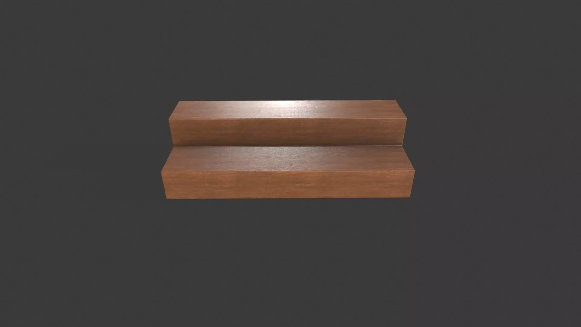 Stairs Low-poly 3D model_2