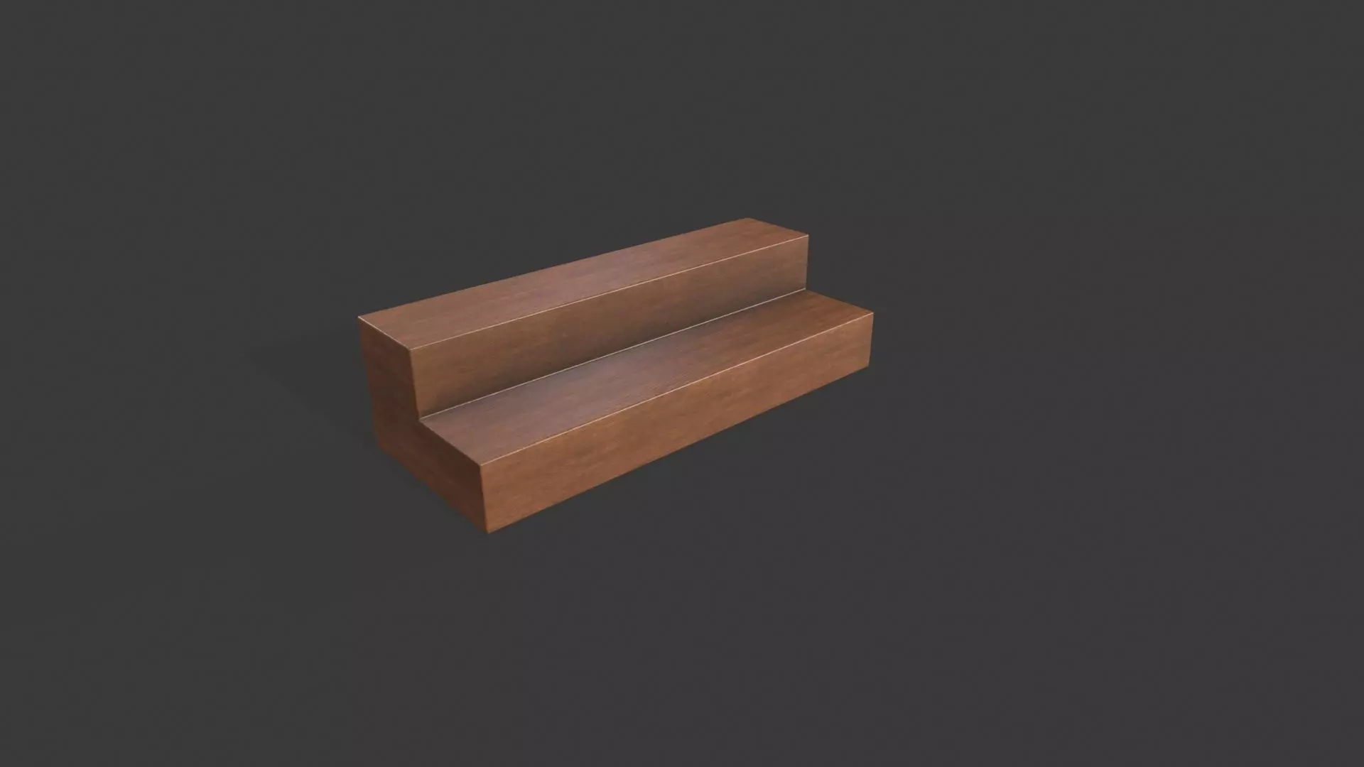 Stairs Low-poly 3D model_4