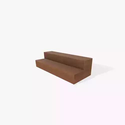 Stairs Low-poly 3D model