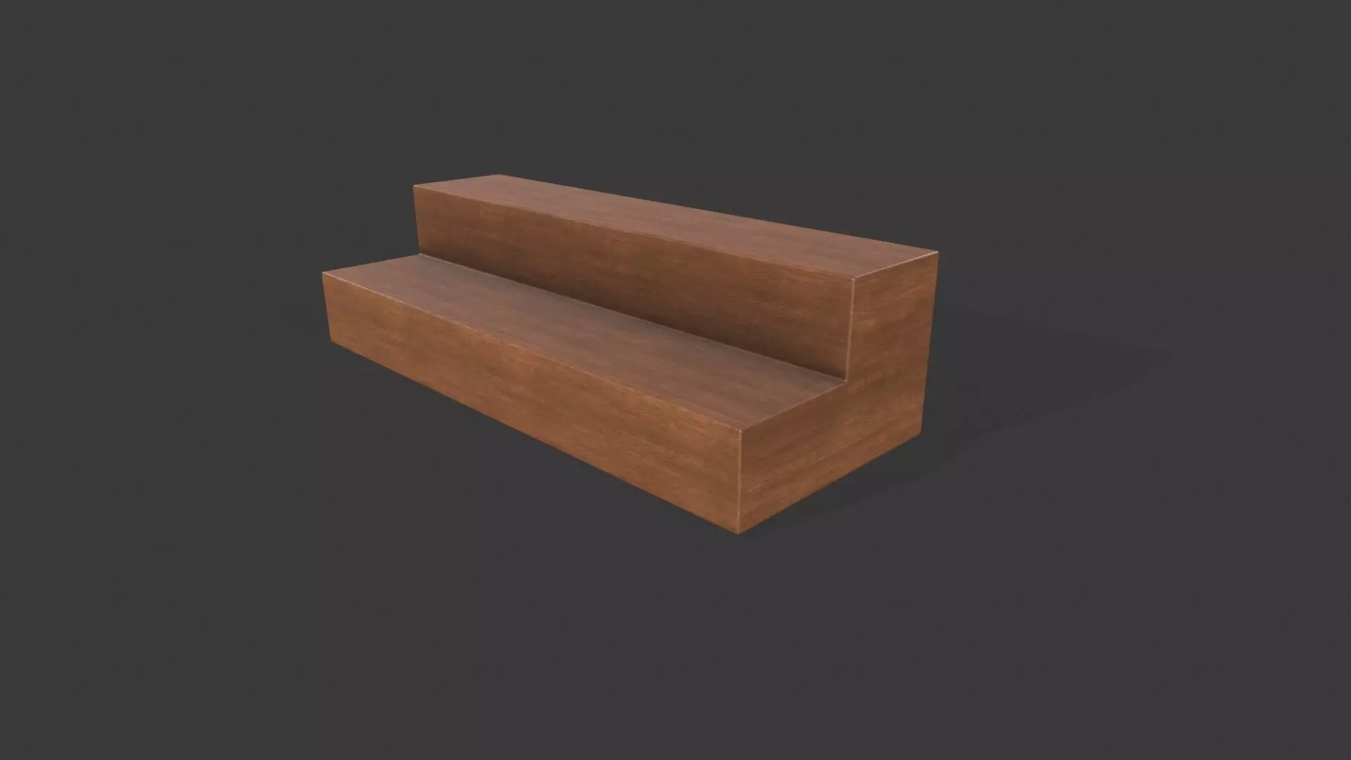 Stairs Low-poly 3D model_3