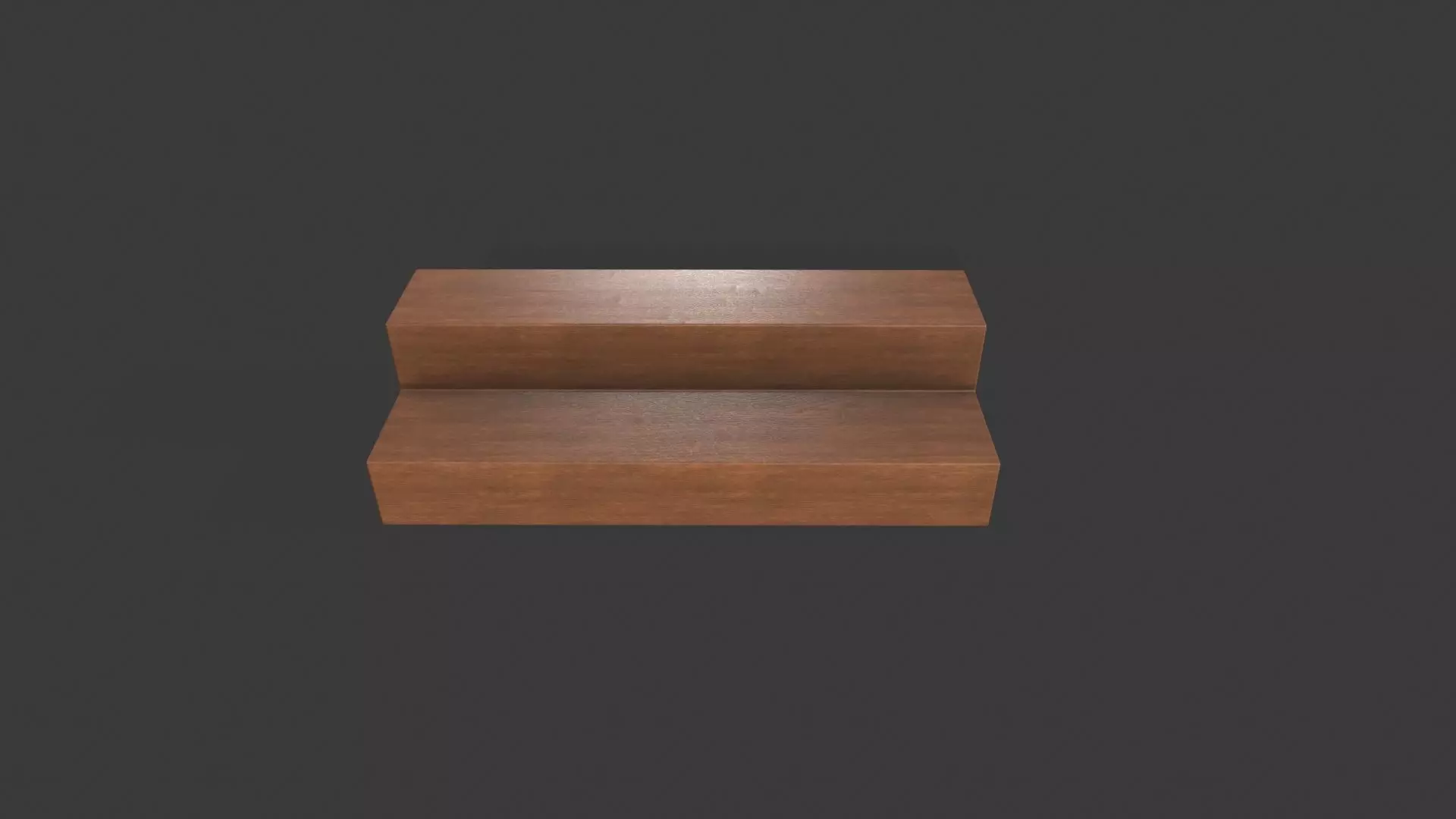 Stairs Low-poly 3D model_5