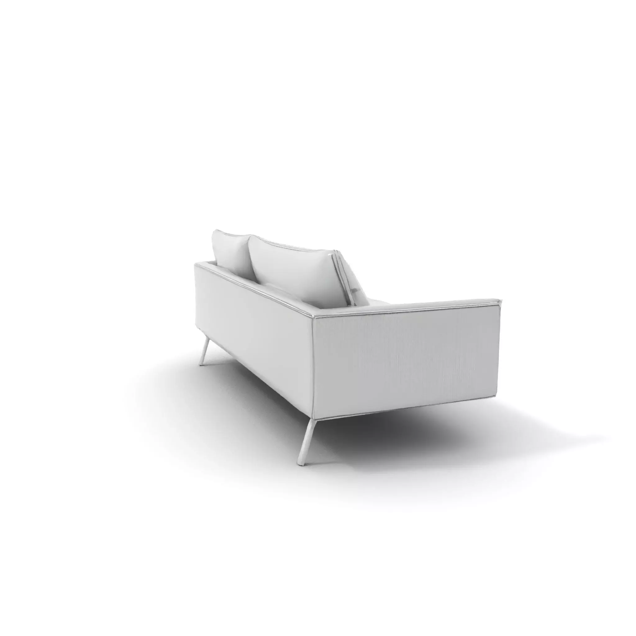 Modern Gray Sofa model pack Low-poly 3D model_13