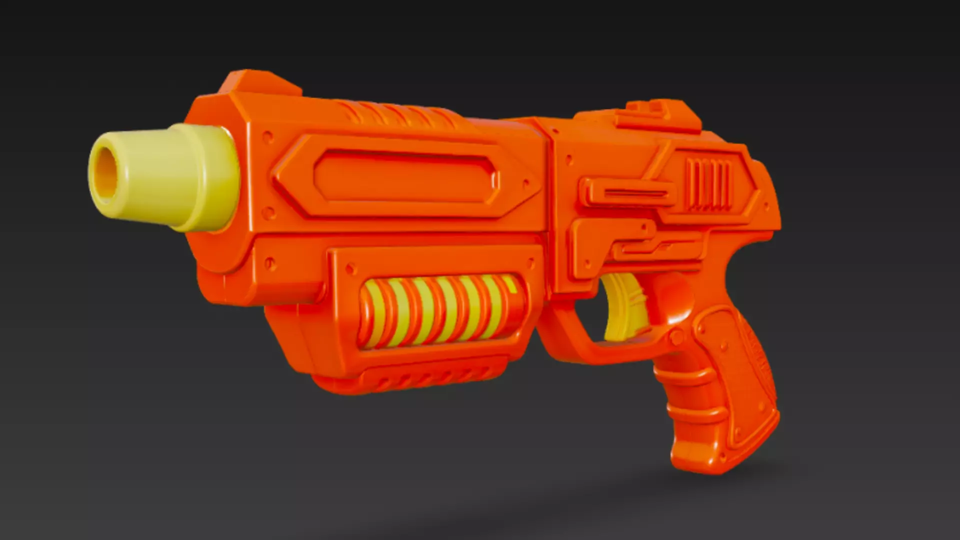 Toy Gun 3D Model 3D model_2