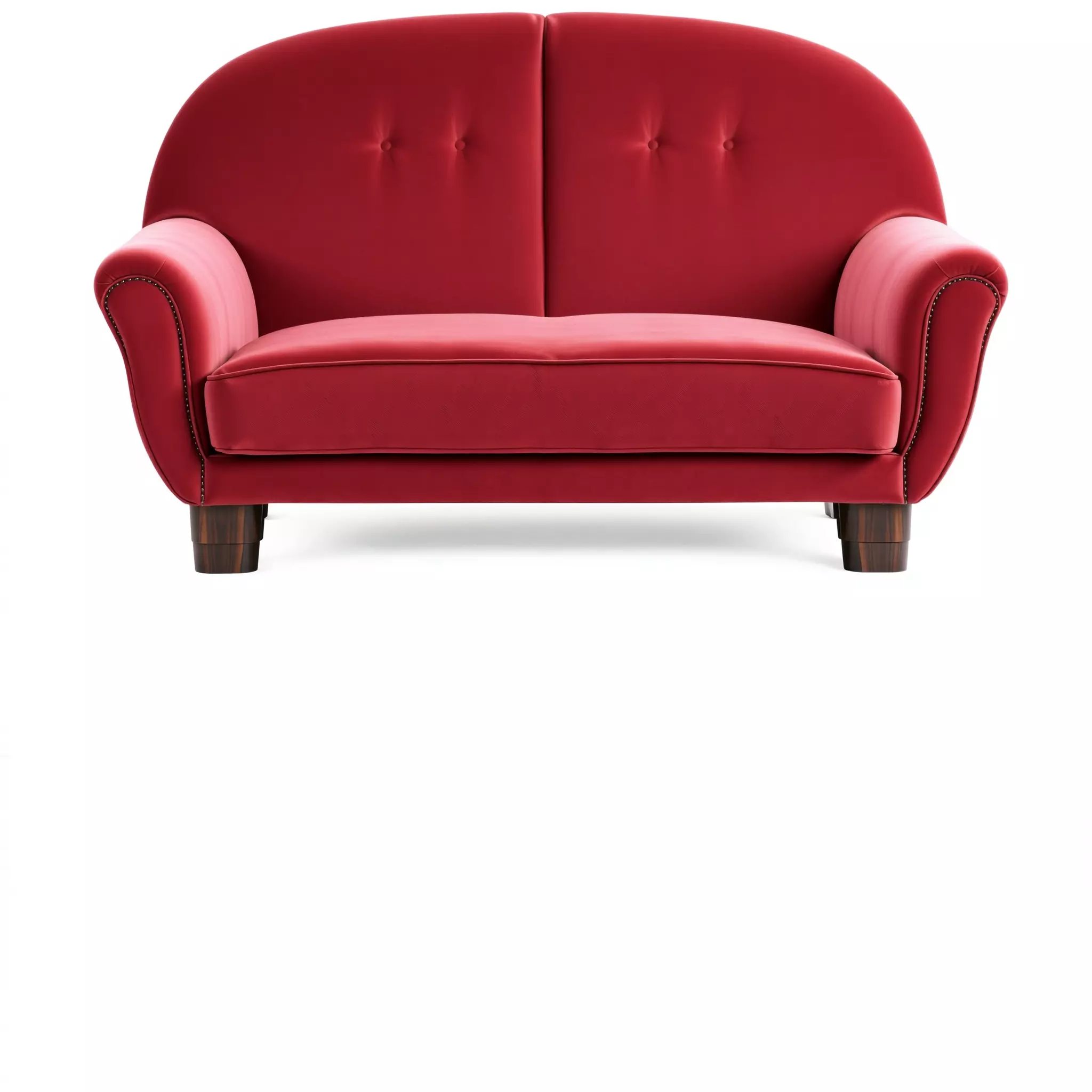 Red Velvet Sofa model pack Low-poly 3D model_3