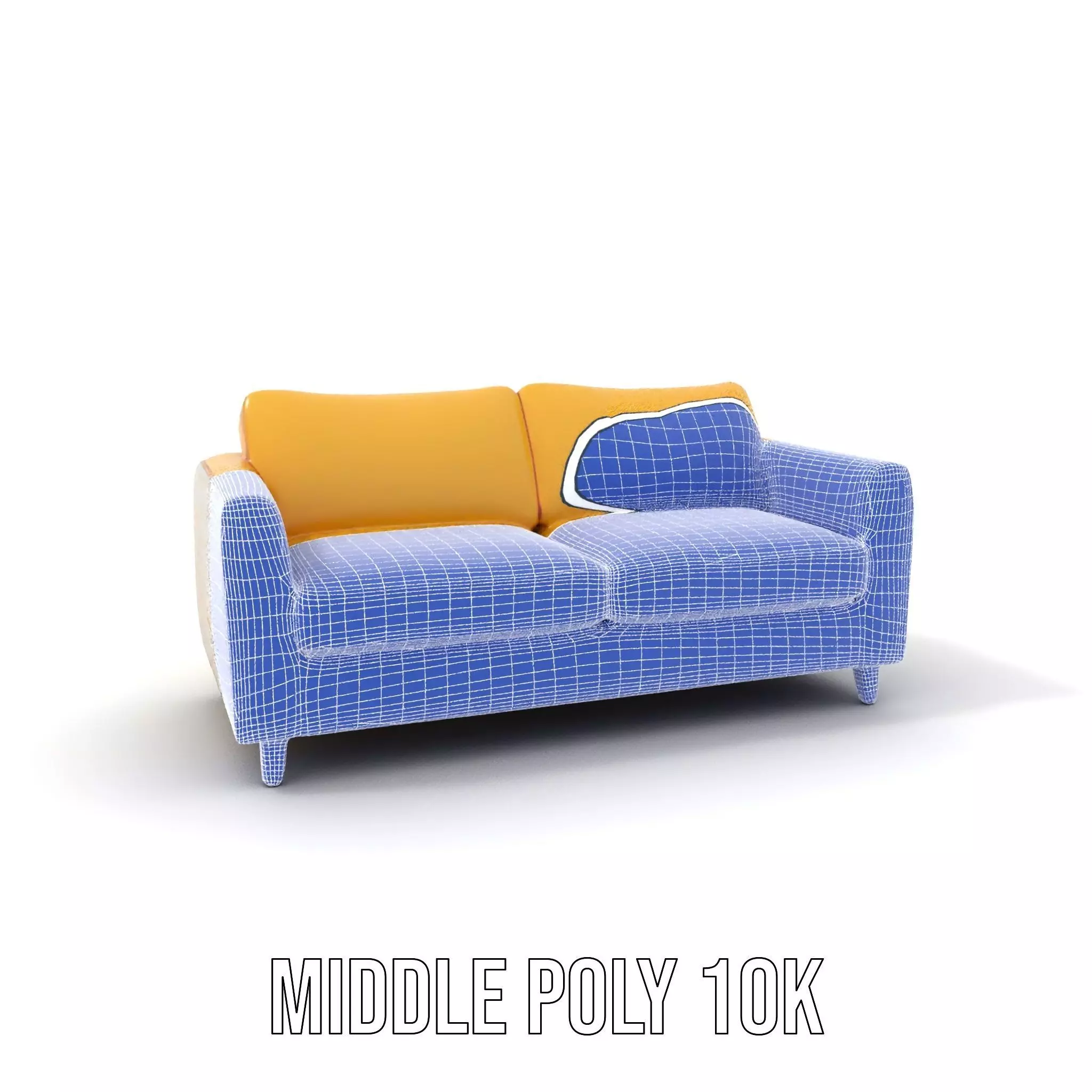Sunny Comfort Sofa model pack Low-poly 3D model_20