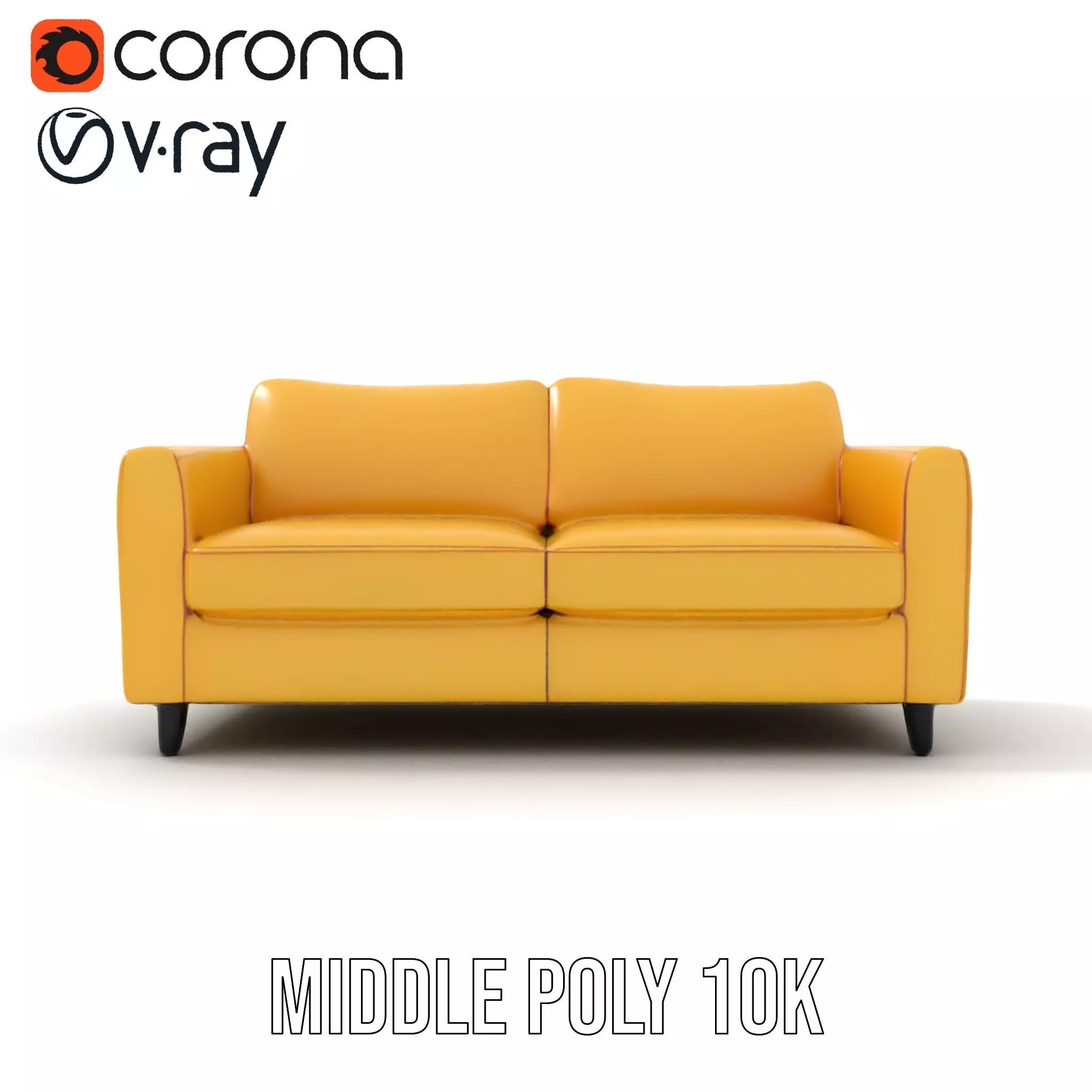 Sunny Comfort Sofa model pack Low-poly 3D model_14
