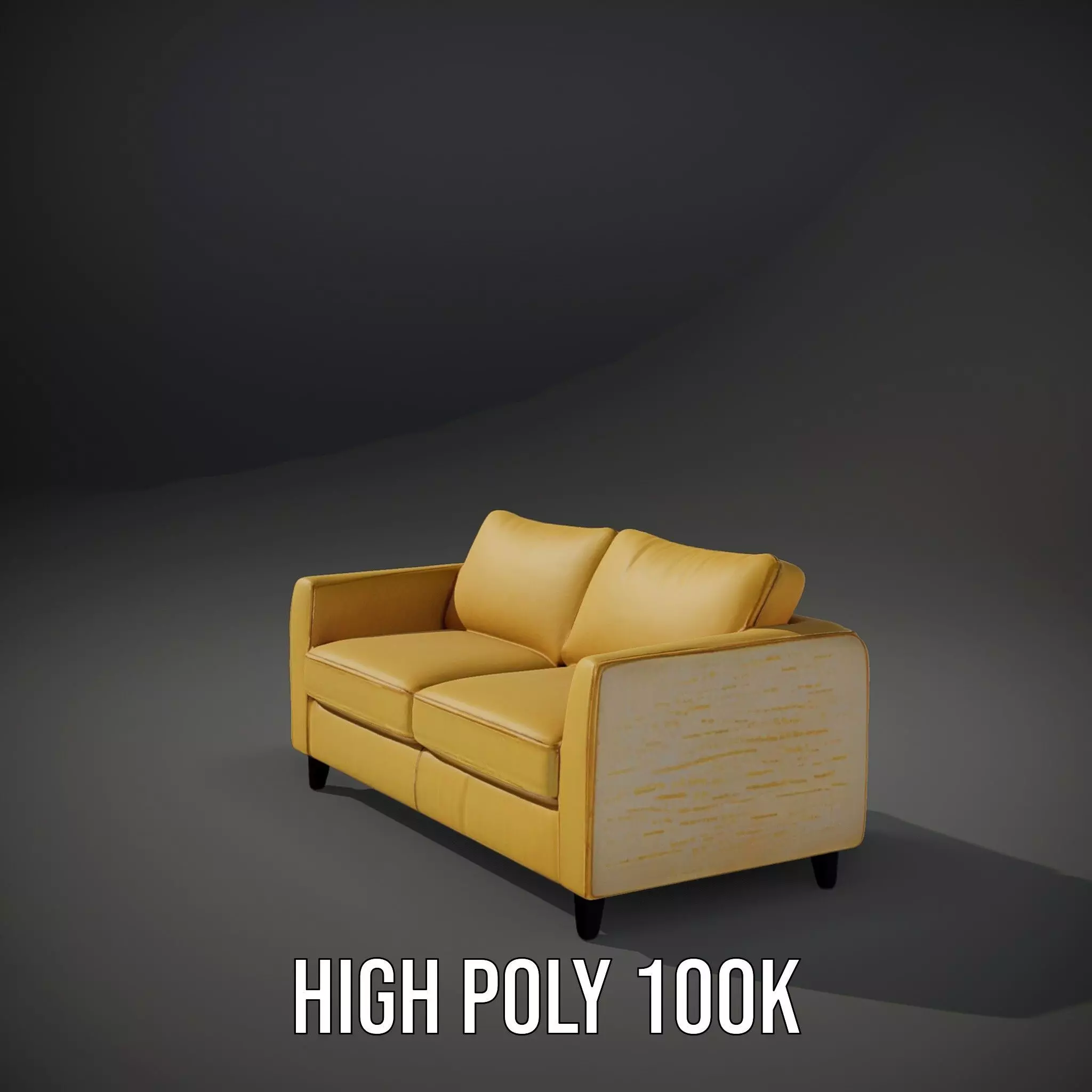 Sunny Comfort Sofa model pack Low-poly 3D model_11