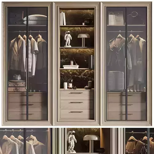 Contemporary Wardrobe Closet 07