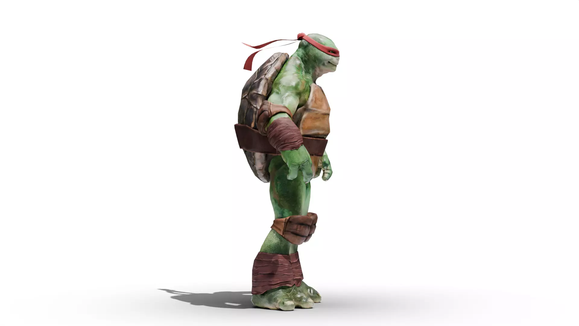 Raphael - TMNT  Low-poly 3D model_4