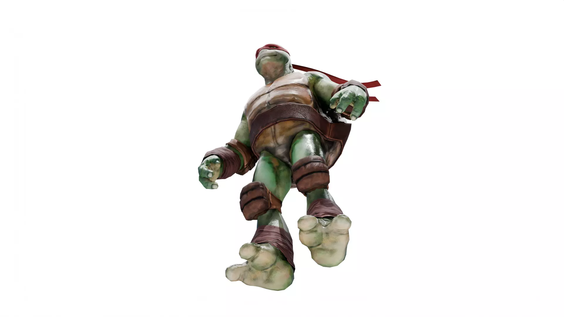 Raphael - TMNT  Low-poly 3D model_7