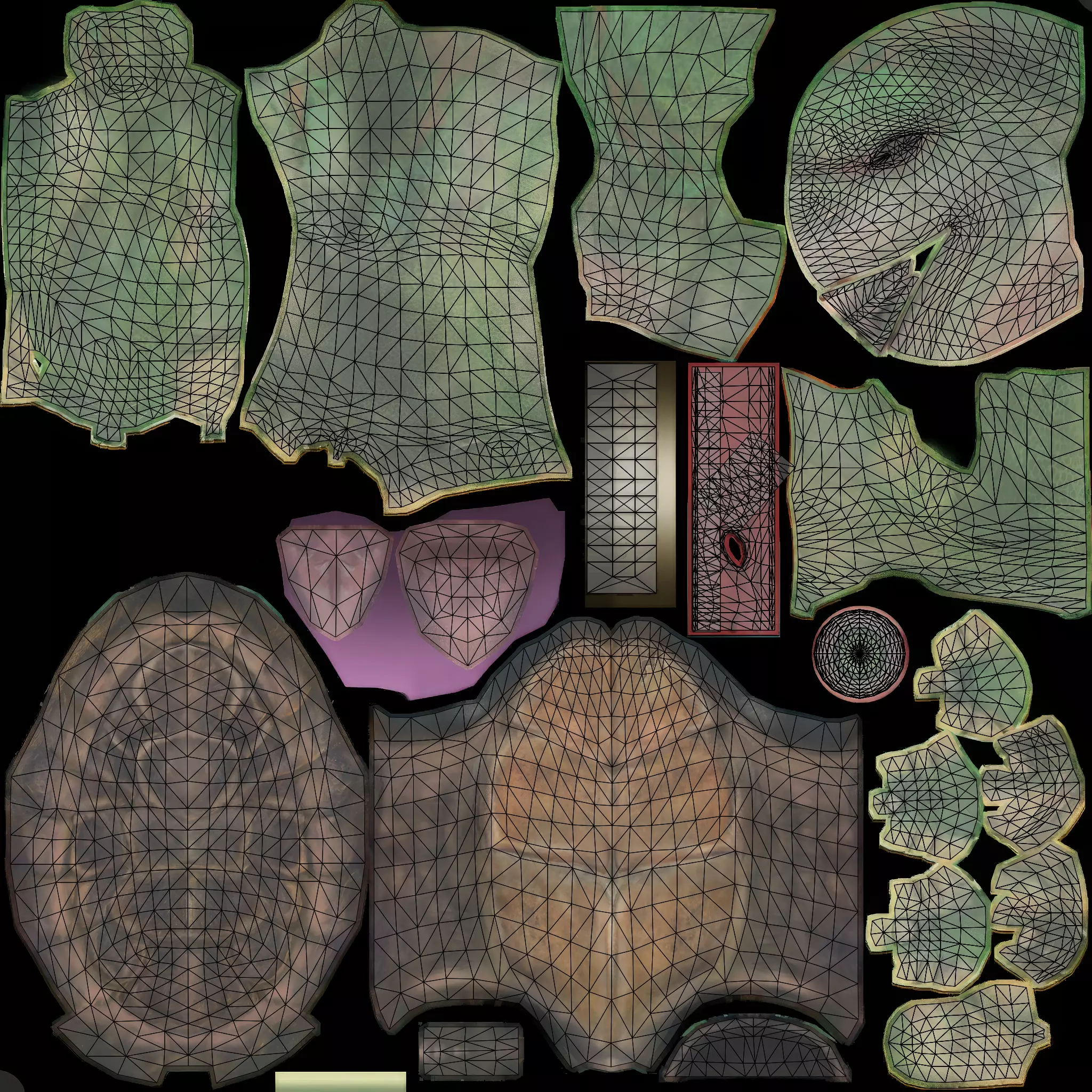 Raphael - TMNT  Low-poly 3D model_8