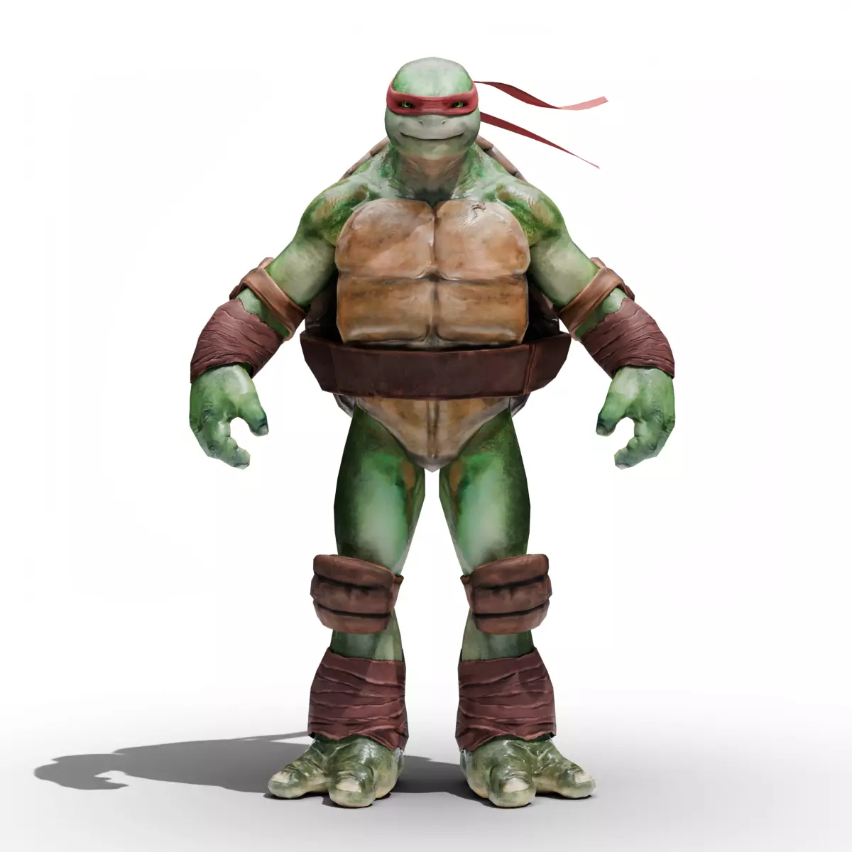 Raphael - TMNT  Low-poly 3D model_1