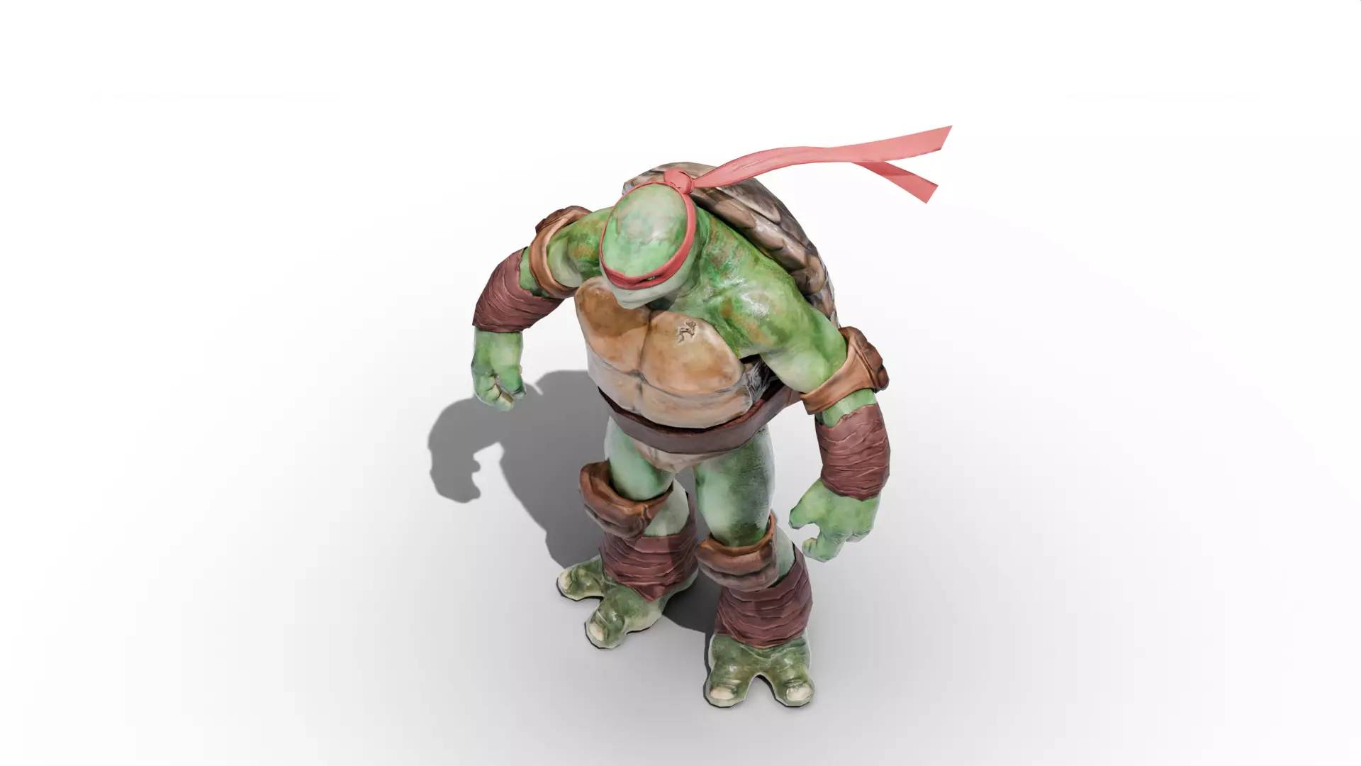 Raphael - TMNT  Low-poly 3D model_6