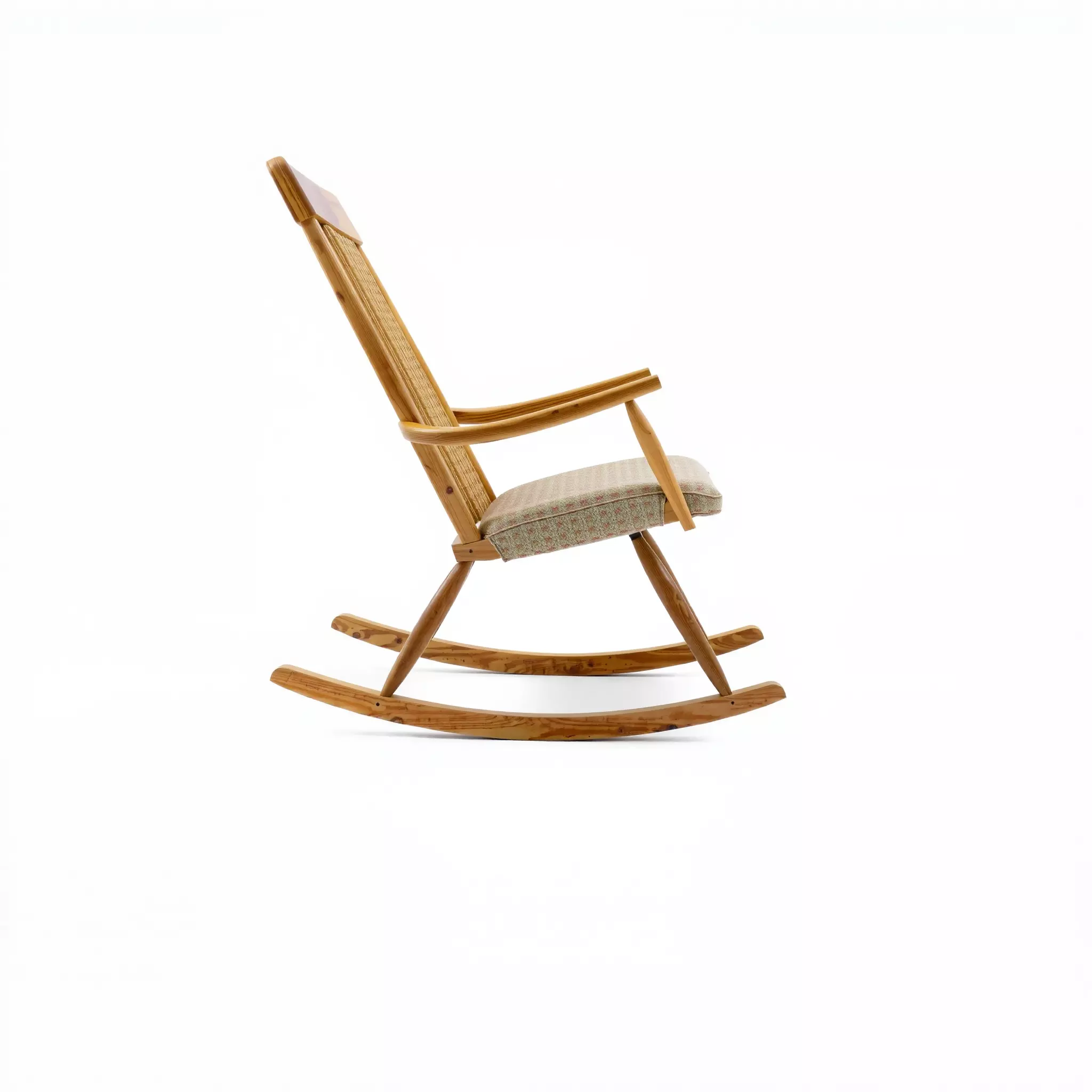 Classic Wooden Rocking Chair model pack Low-poly 3D model_3