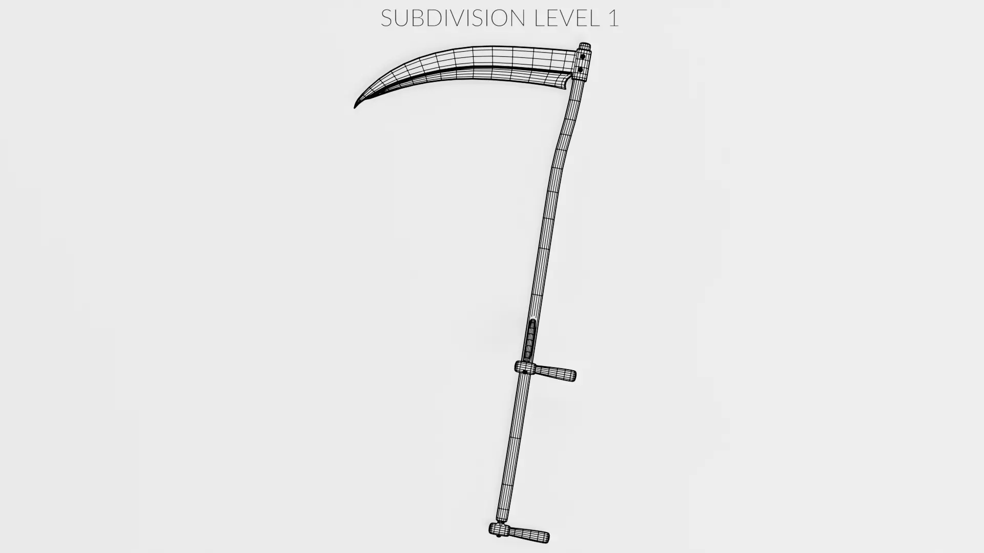 Scythe Realistic V4 Low-poly 3D model_8
