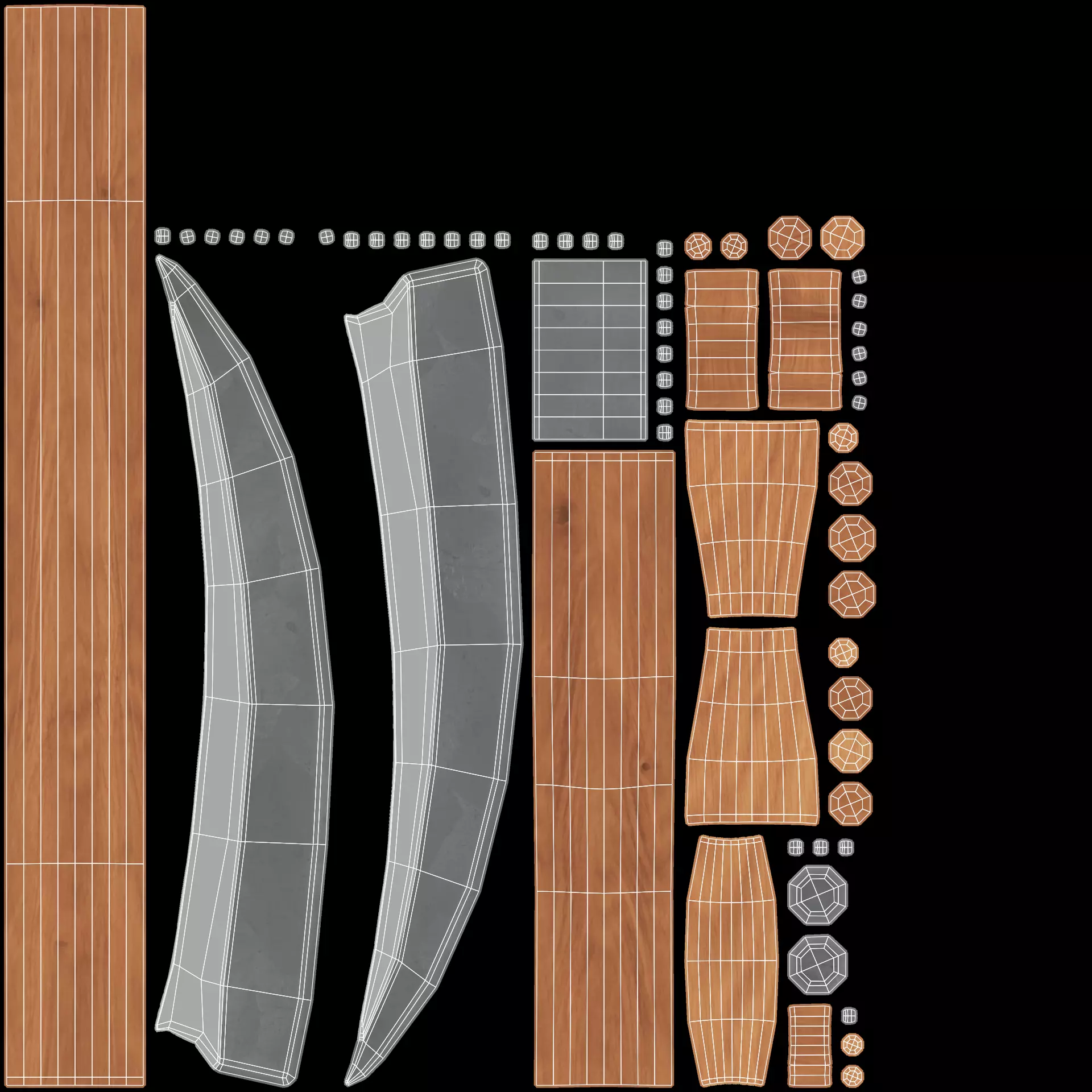 Scythe Realistic V4 Low-poly 3D model_6