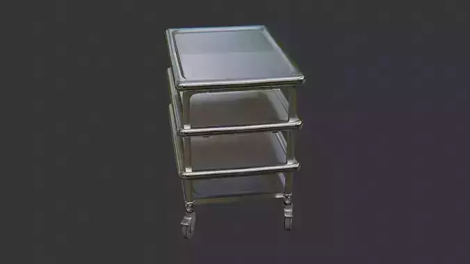 Stainless Steel Rolling Food Cart on Wheels