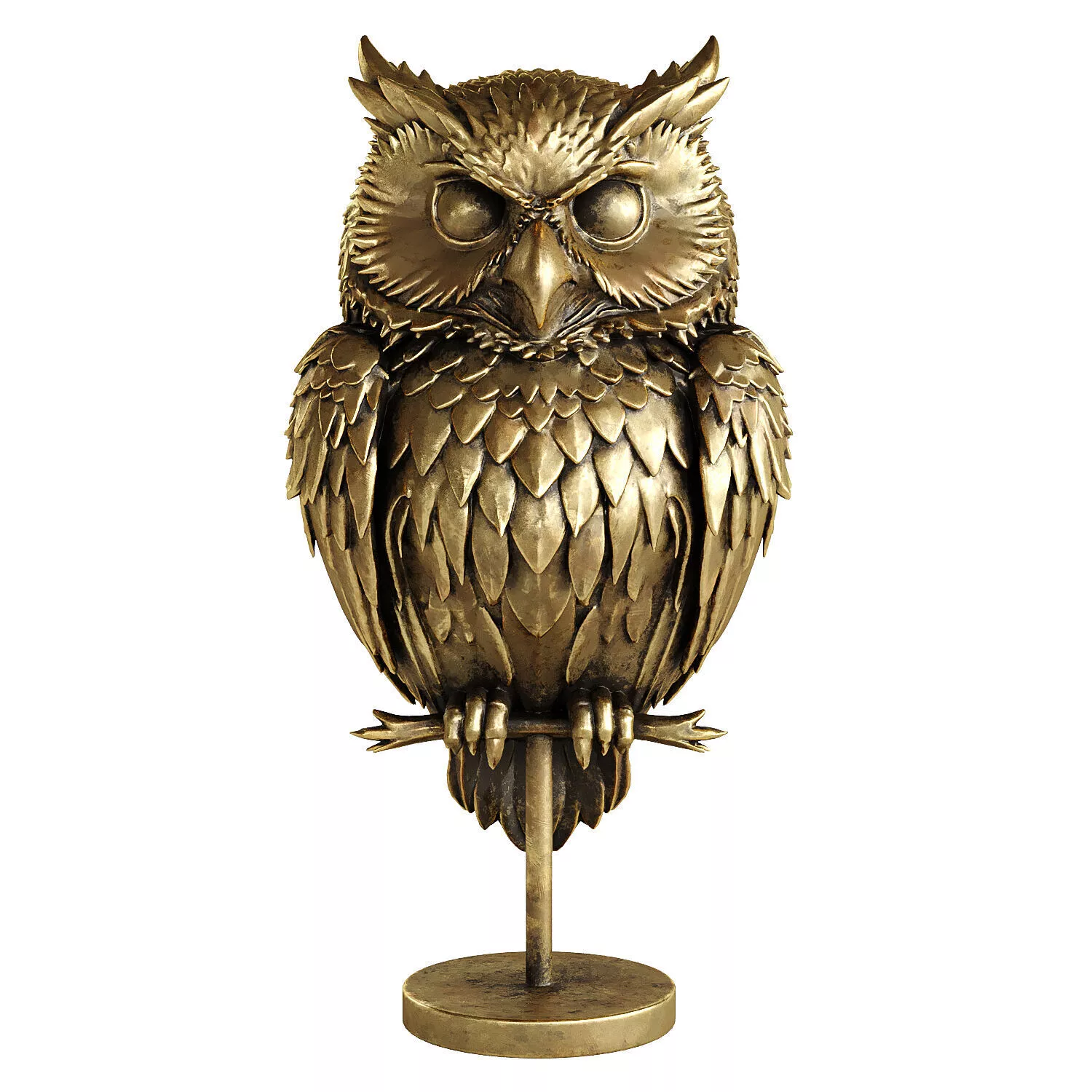 owl statue 3D model