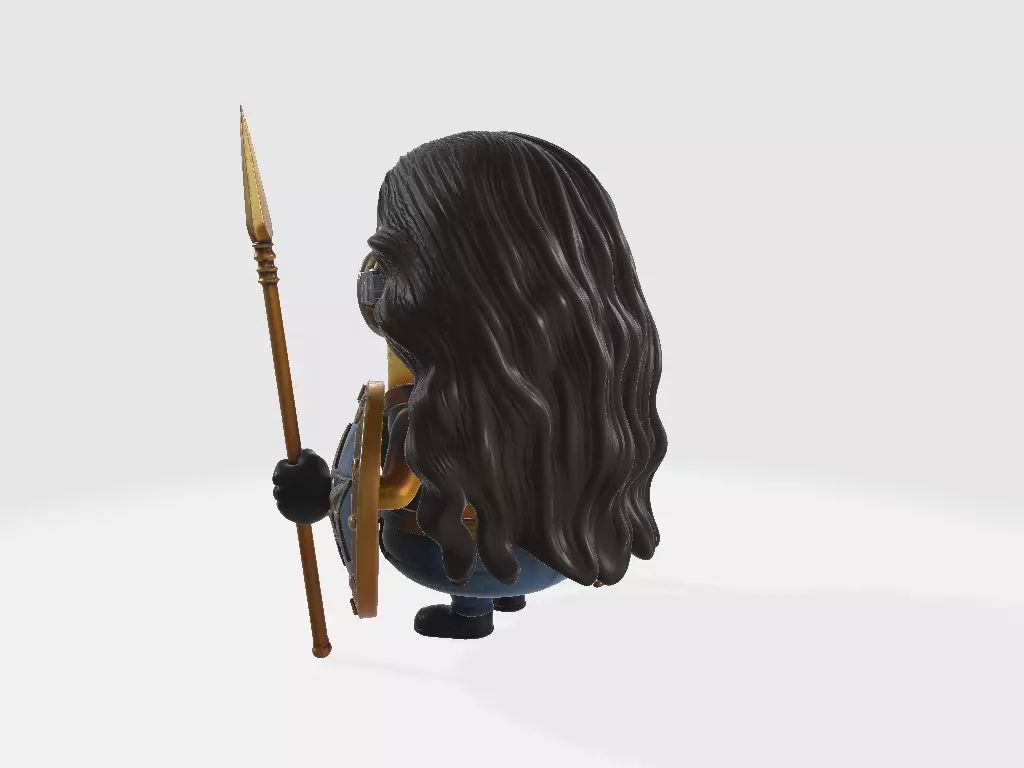 Minions DC Wonderful Woman 3D print model_2