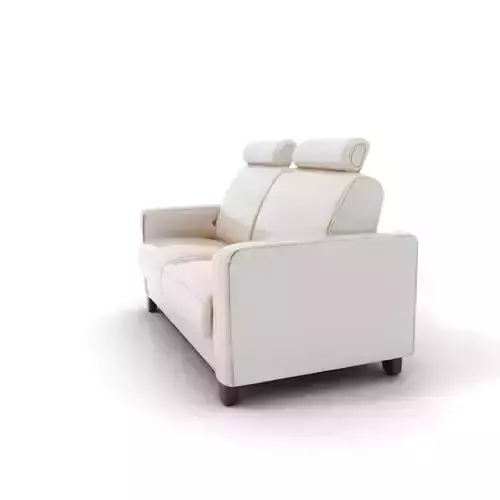 Elegant Cream Sofa model pack